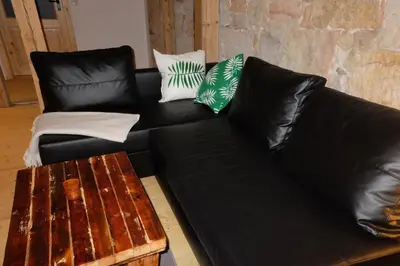 Ein Sitzbereich in der Unterkunft 