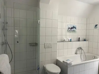 Ein Badezimmer in der Unterkunft Villa Marie Ferienwohnungen
