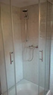 Ein Badezimmer in der Unterkunft Gästezimmer Familie Müller