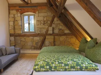 Ein Bett oder Betten in einem Zimmer der Unterkunft 