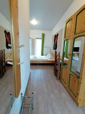 Ein Bett oder Betten in einem Zimmer der Unterkunft Campingplatz am Treidlerweg