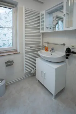 Ein Badezimmer in der Unterkunft Ferienwohnungen Grimma 4