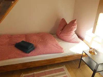 Ein Bett oder Betten in einem Zimmer der Unterkunft 