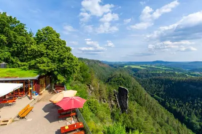 Naturlandschaft in der Nähe des Gasthauses