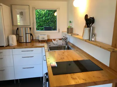 Küche/Küchenzeile in der Unterkunft Das Haus am Berg