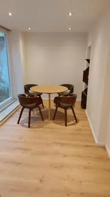 Ein Sitzbereich in der Unterkunft Haus Moritzburg