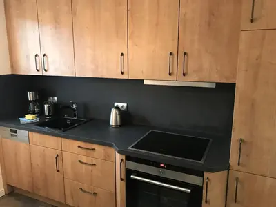 Küche/Küchenzeile in der Unterkunft Zentrum Apartment Bad Schandau