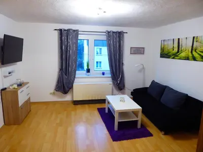 TV/Unterhaltungsangebot in der Unterkunft Ferienwohnung zum Pinguin