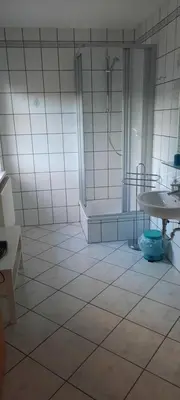 Ein Badezimmer in der Unterkunft Pension Sorrento