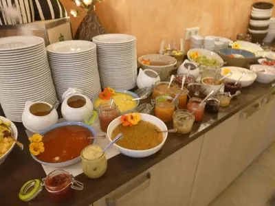 Essen im Hotel oder in der Nähe