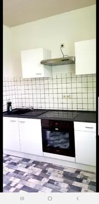 Küche/Küchenzeile in der Unterkunft Ferienwohnung Hesse