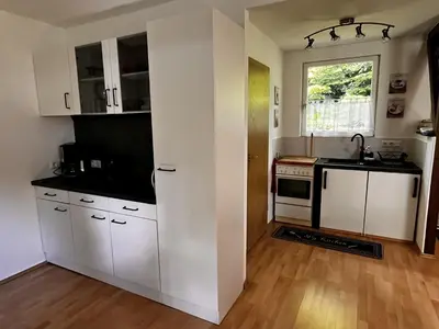 Küche/Küchenzeile in der Unterkunft Ferienwohnung Magdalena