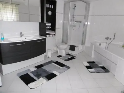 Ein Badezimmer in der Unterkunft Ferienwohnung Janke