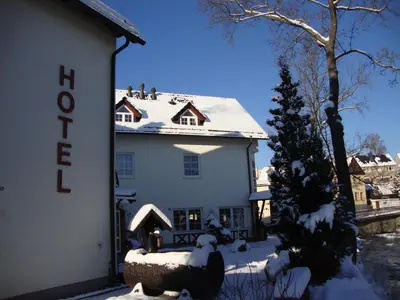 Hotel Bergschlößchen im Winter