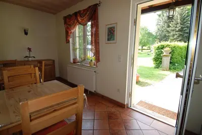 Ein Sitzbereich in der Unterkunft Landhaus Gohrisch