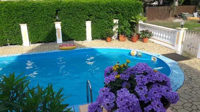 Der Swimmingpool an oder in der Nähe von Fewo Abendsonne
