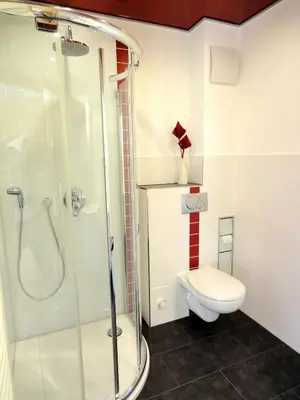 Ein Badezimmer in der Unterkunft Ferienwohnung Ginkgo