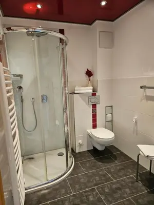 Ein Badezimmer in der Unterkunft Ferienwohnung Ginkgo