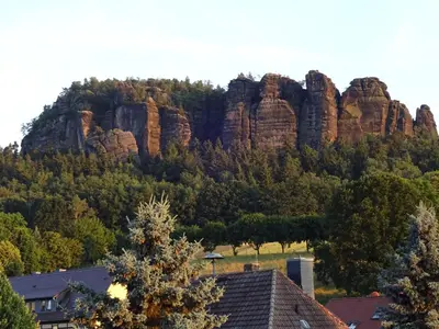 Naturlandschaft in der Nähe des Ferienhauses