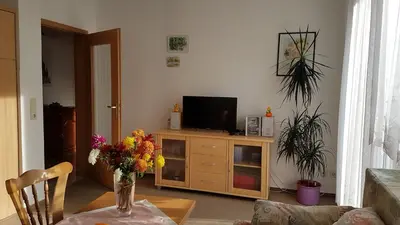 TV/Unterhaltungsangebot in der Unterkunft Ferienwohnung Richter