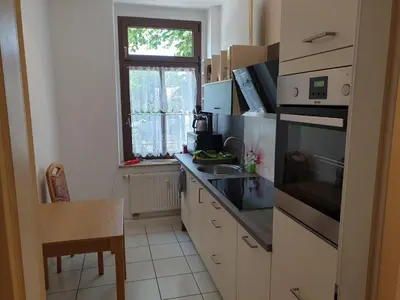 Küche/Küchenzeile in der Unterkunft Avenue Apartment - Hilbersdorfer Straße