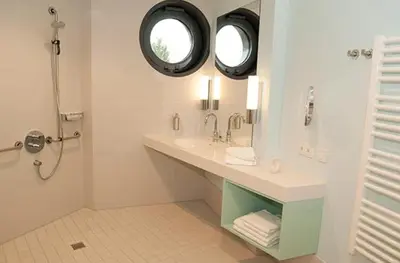 Ein Badezimmer in der Unterkunft TraumHaus im Elsterpark