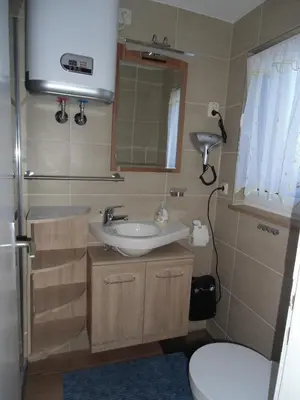 Ein Badezimmer in der Unterkunft Fewo Thieme in Bielatal