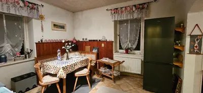 Küche/Küchenzeile in der Unterkunft Ferienwohnung am Wald