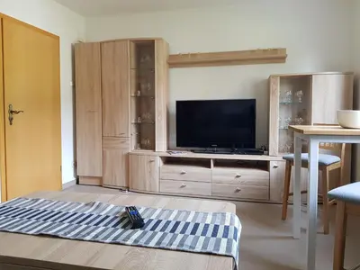 TV/Unterhaltungsangebot in der Unterkunft Ferienwohnung Fischer