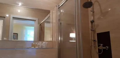 Ein Badezimmer in der Unterkunft Hotel-Villa Lalee