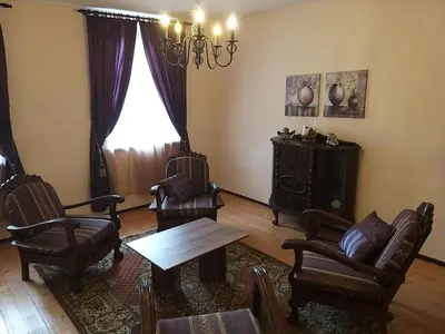 Ein Sitzbereich in der Unterkunft Schloss Kobershain