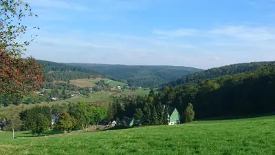 Naturlandschaft in der Nähe des Ferienhauses