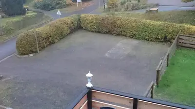 Ein Garten an der Unterkunft Ferienwohnung Meierbaude