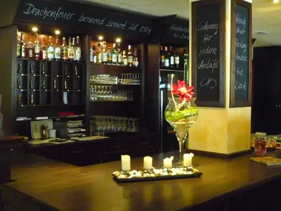 Getränke in der Unterkunft Hotel Am Heidepark