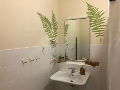 Ein Badezimmer in der Unterkunft Hotel Am Heidepark