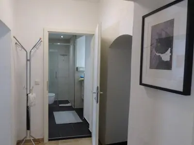 Ein Badezimmer in der Unterkunft Pirna-Apartment