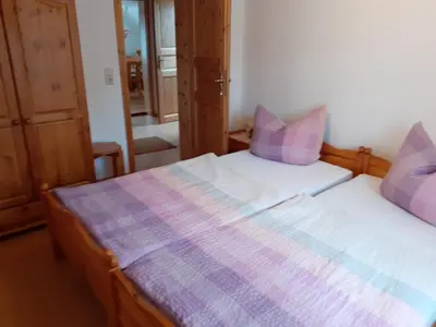 Ein Bett oder Betten in einem Zimmer der Unterkunft Ferienhaus Grabs