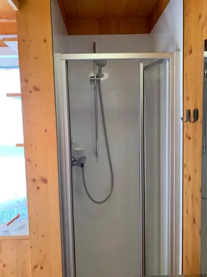 Ein Badezimmer in der Unterkunft Tiny House Lodge Dresden
