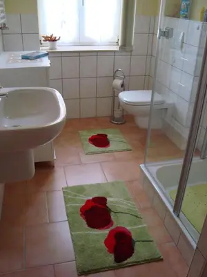 Ein Badezimmer in der Unterkunft Ferienwohnung Kriedel