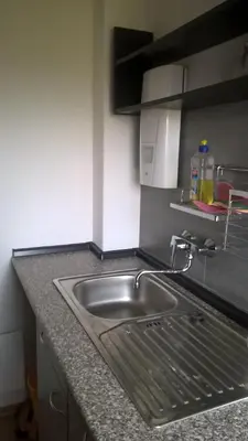 Küche/Küchenzeile in der Unterkunft Ferienhaus Fernblick Altenberg