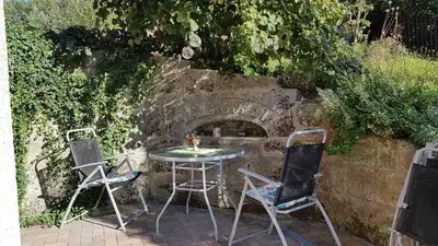 Ein Garten an der Unterkunft Ferienwohnung Nickl