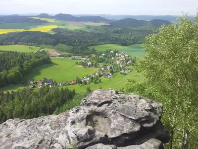 Naturlandschaft in der Nähe der Ferienwohnung