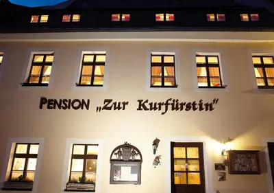 Das Gebäude in dem sich die Pension befindet