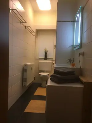 Ein Badezimmer in der Unterkunft Sweet Home Inside Dresden Apartment One