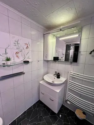 Ein Badezimmer in der Unterkunft Ferienwohnung Heyne