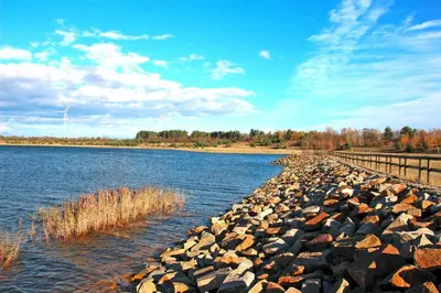 Naturlandschaft in der Nähe des Ferienhauses