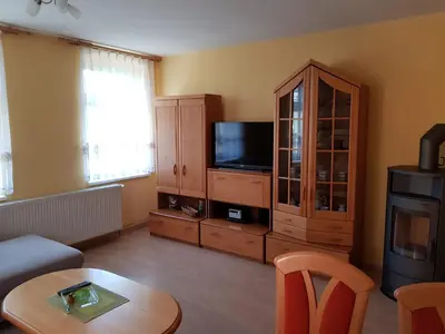 TV/Unterhaltungsangebot in der Unterkunft Ferienwohnung Karlguth