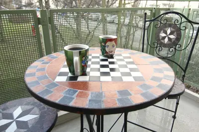 Ein Balkon oder eine Terrasse in der Unterkunft Apartment / Flat / Wohnung im Herzen von Dresden