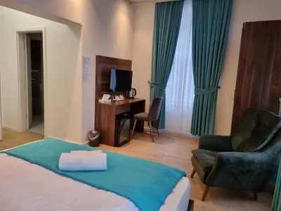 Ein Bett oder Betten in einem Zimmer der Unterkunft A&F Hotel Chemnitz