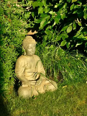 Ein Garten an der Unterkunft Ferienwohnung Trede